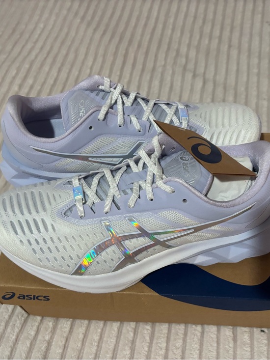 Asics Shoes - Asics Women's White Iridescent Athletic Running Shoes
